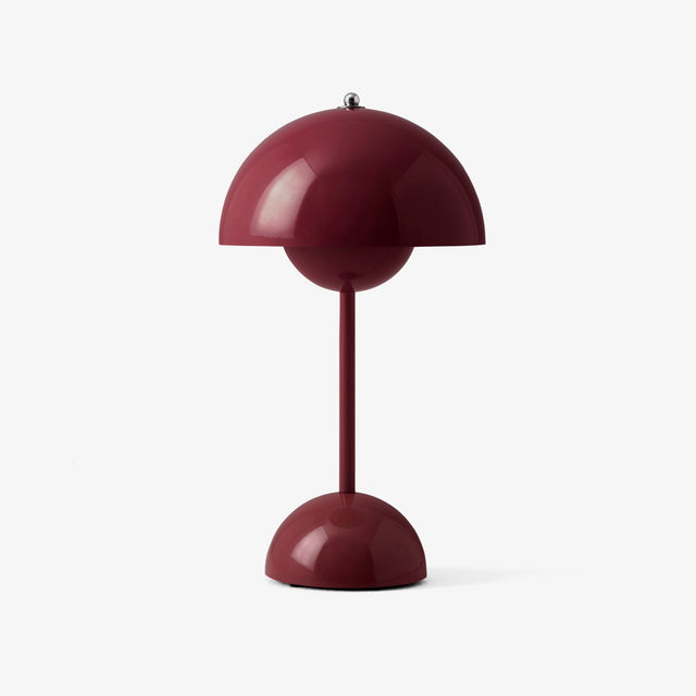 VP9 Flowerpot Akkuleuchte Dark Plum - &Tradition