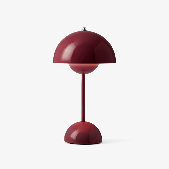 VP9 Flowerpot Akkuleuchte Dark Plum - &Tradition