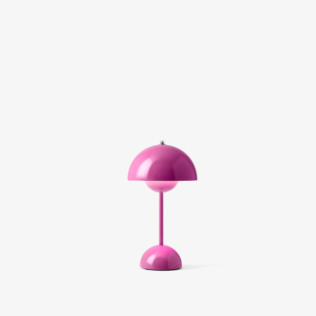VP9 Flowerpot Akkuleuchte Tangy Pink - &Tradition