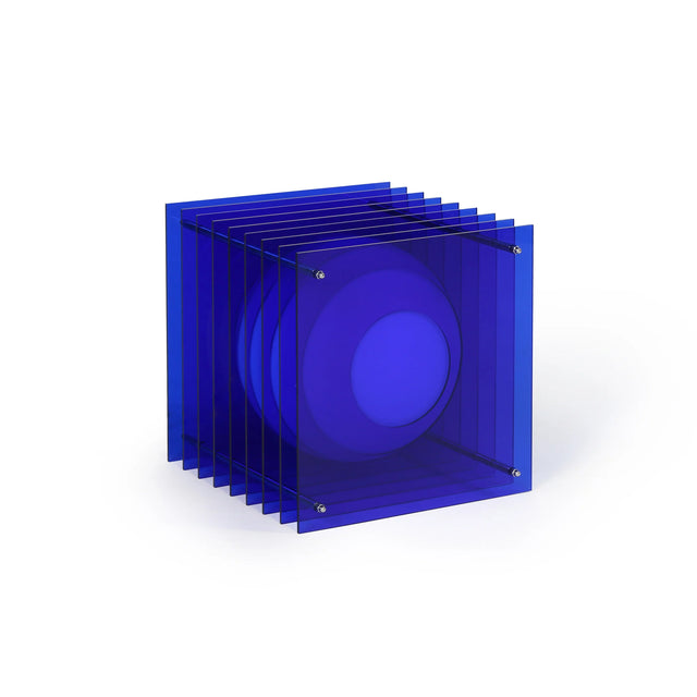 Tischleuchte Lớp Large Square Blau - Bang