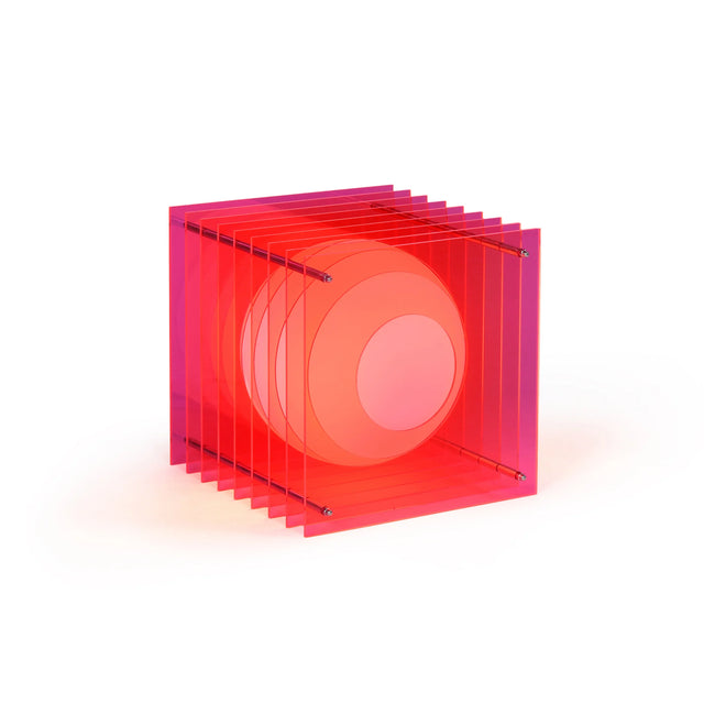 Tischleuchte Lớp Large Square Pink - Bang