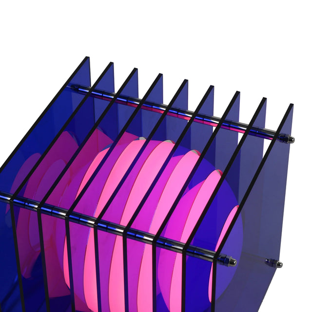 Tischleuchte Lớp Small Square Blau - Bang