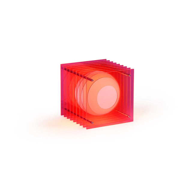 Tischleuchte Lớp Small Square Electric Pink - Bang