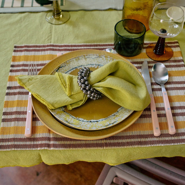 Tischset Bambus Amber Einzeln - HK Living