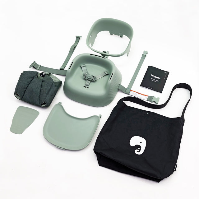 Tragbarer Kinder Hochstuhl Sage Green - Hannie