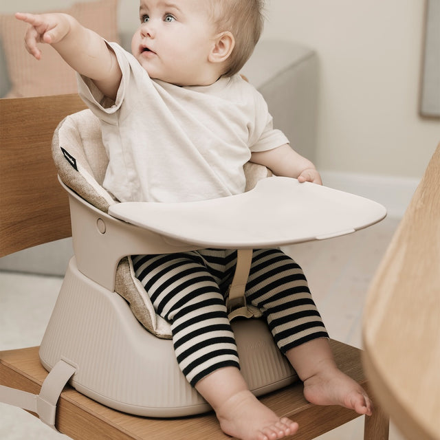 Tragbarer Kinder Hochstuhl White Sand - Hannie