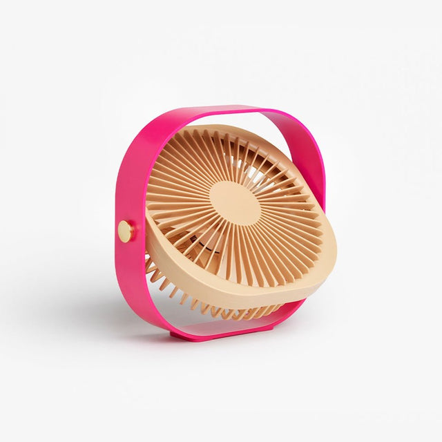 Tragbarer Tischventilator Fantastic, Cerise - Printworks - DesignWe.Love