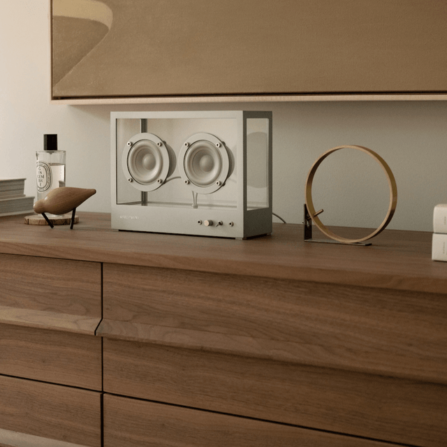 Transparent Speaker Small Metal - Bluetooth Lautsprecher Box - DesignWe.Love