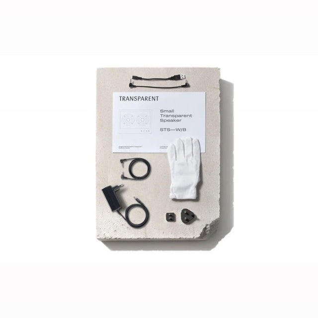 Transparent Speaker Small Schwarz - Bluetooth Lautsprecher Box
