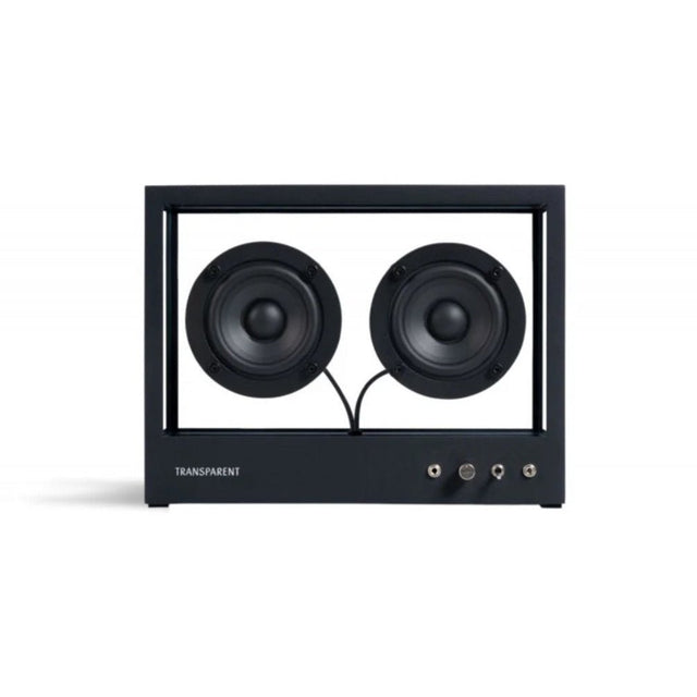 Transparent Speaker Small Schwarz - Bluetooth Lautsprecher Box - DesignWe.Love
