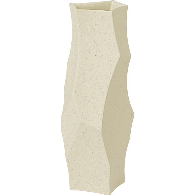 Cueva Vase Large in Off-White von ferm LIVING – matte Keramikvase, groß