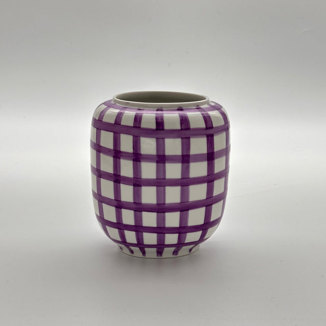 Vase Form R Kariert - DesignWe.Love - DesignWe.Love
