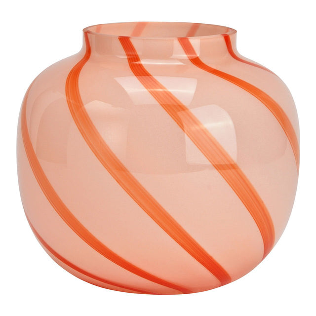 Vase Pink/Rot gestreift - DesignWe.Love