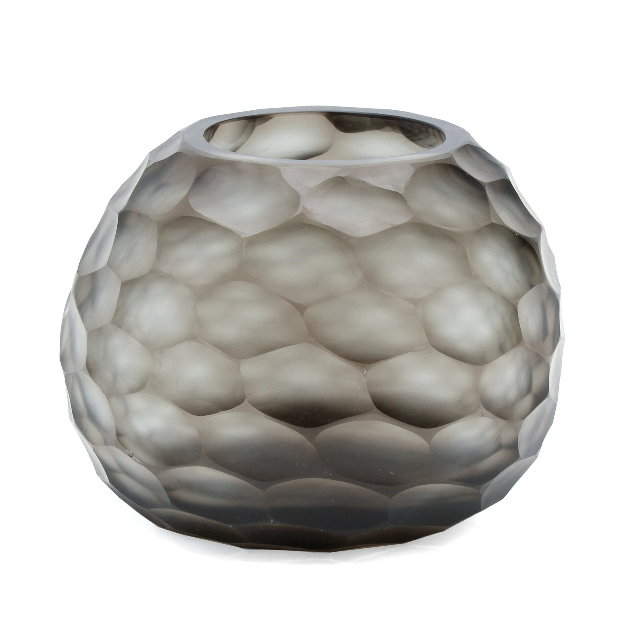 ガクス GUAXS SOMBA S / indigo/smokegrey Vase Somba S Indigo/Smokegrey H 12 - Guaxs – DesignWe.Love