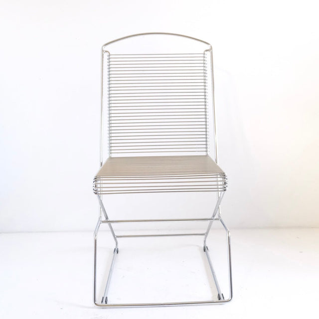 Vintage Chrom Esszimmerstuhl Till Behrens für Schlubach 80er - DesignWe.Love