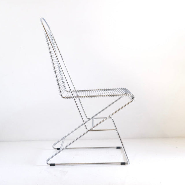 Vintage Chrom Esszimmerstuhl Till Behrens für Schlubach 80er - DesignWe.Love