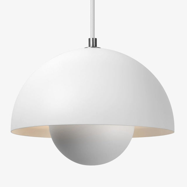 VP1 Flowerpot Pendelleuchte Matt Weiß - &Tradition - DesignWe.Love