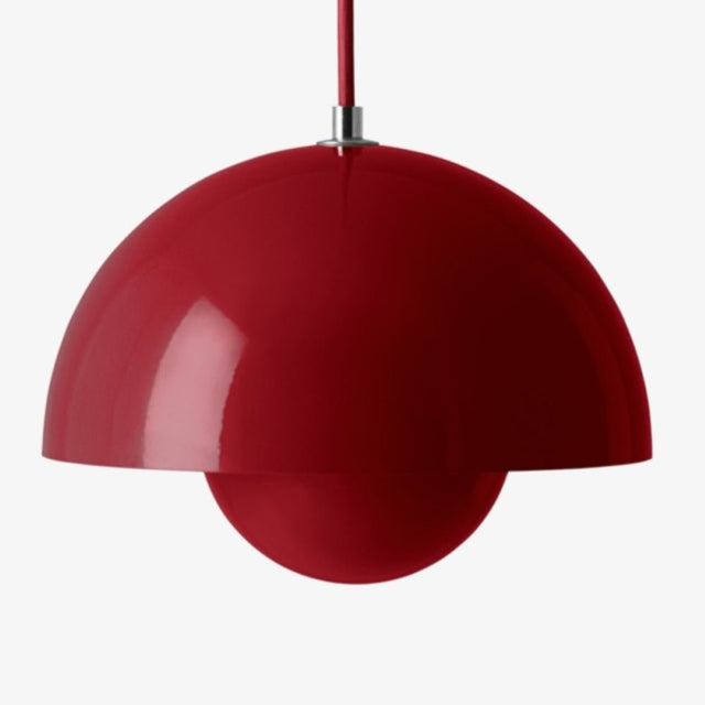 VP1 Flowerpot Pendelleuchte Vermillion Red - &Tradition - DesignWe.Love