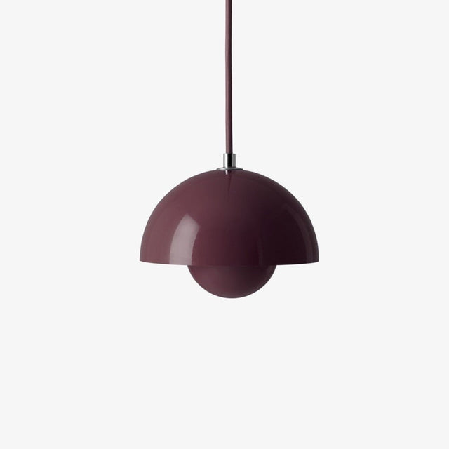 Flowerpot VP10 Pendelleuchte in Dark Plum von &Tradition – Verner Panton