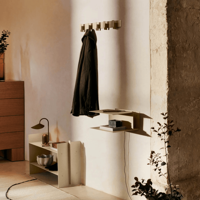 Wandgarberobe Lager Aluminium - ferm LIVING - DesignWe.Love