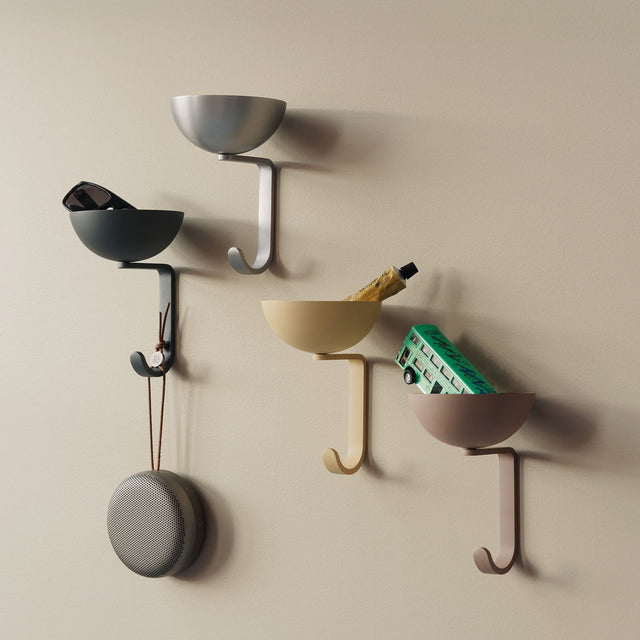 Wandhaken Nest Aluminium - Northern - DesignWe.Love