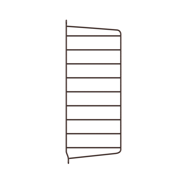 Wandleiter Einzeln Dunkelbraun 75×30 cm – String Furniture Regalsystem