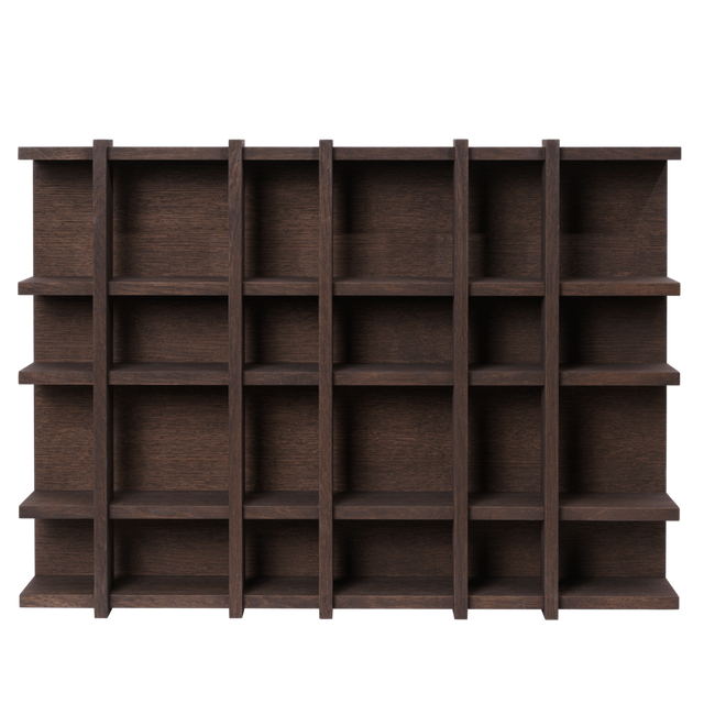 Wandregal Tilem - 6x4 - Dark Stained Oak - ferm Living