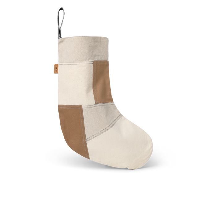 Weihnachtsstrumpf Tonal Beige - ferm LIVING