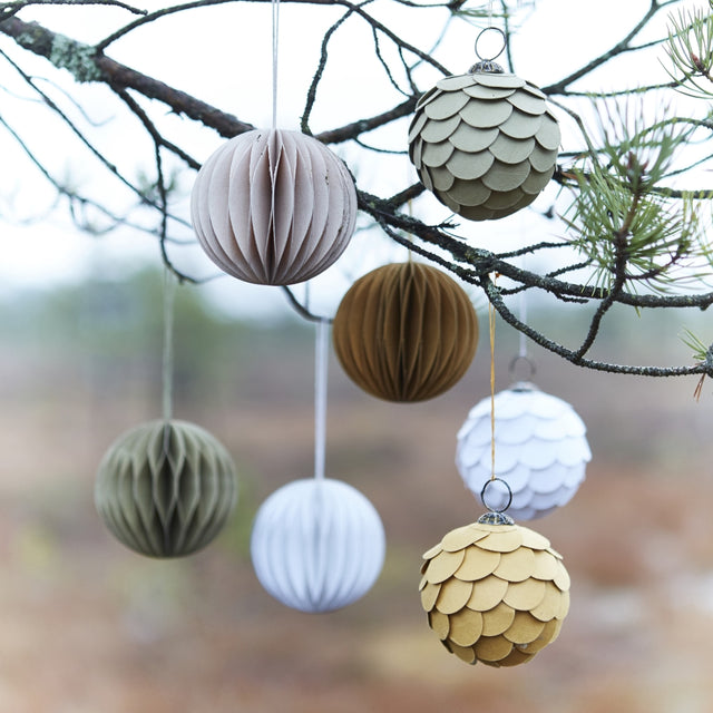 Christbaumkugel Christmas Ball Olivegreen - wikholmform