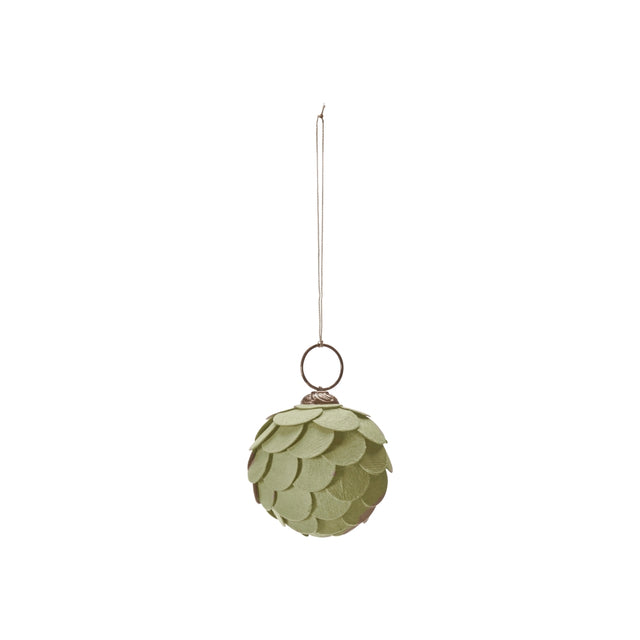 Christbaumkugel Christmas Ball Olivegreen - wikholmform