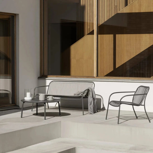 Windlicht Beton und Glas Calma Lilly White - Blomus