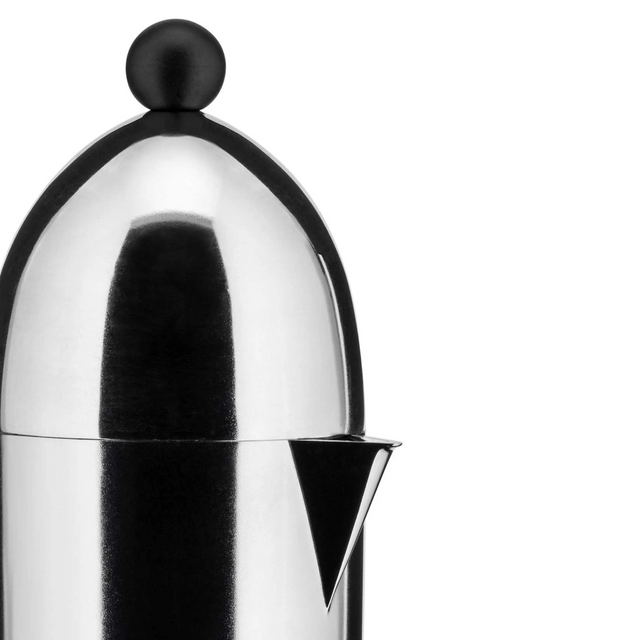 Espressokocher La Cupola Chrom-Schwarz, Induktion - Alessi