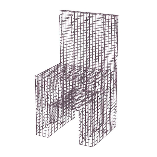 Stuhl mit hoher Lehne - Wire Chair High Back - Kalager Design