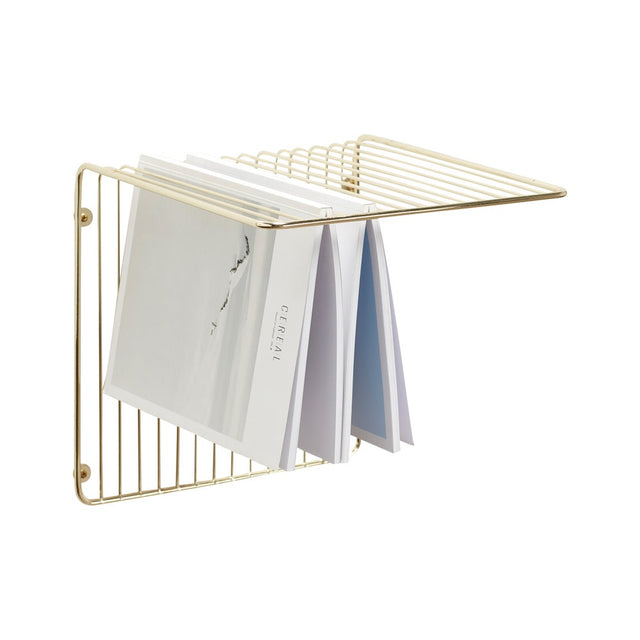 Wall shelf magazine holder - Hübsch Interior