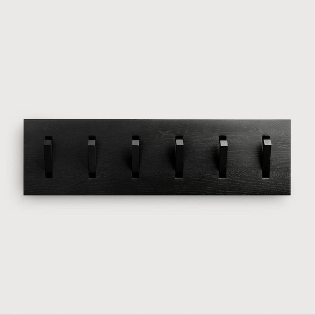 Utilitile Wandgarderobe Eiche schwarz 6 Haken - Ethnicraft