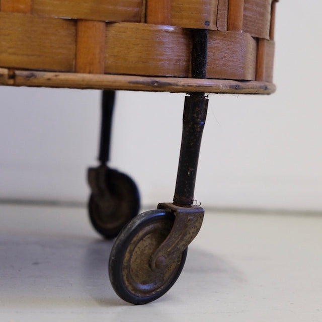 Bar trolley round - Midcentury serving trolley