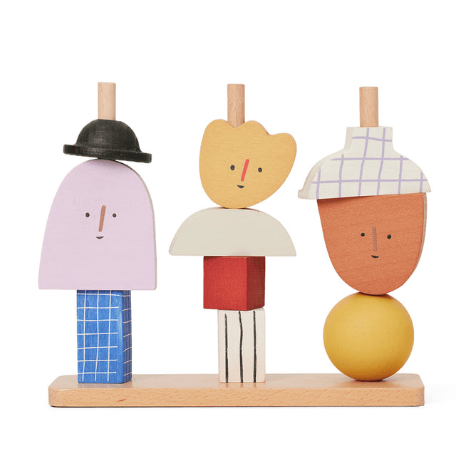 Steckfiguren - ferm LIVING Character Stacking Blocks