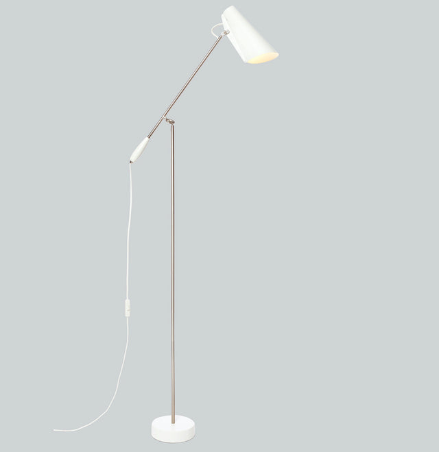 Birdy floor lamp white/steel - Northern floor lamp