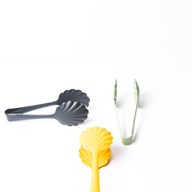 Serving tongs shell - colored salad servers