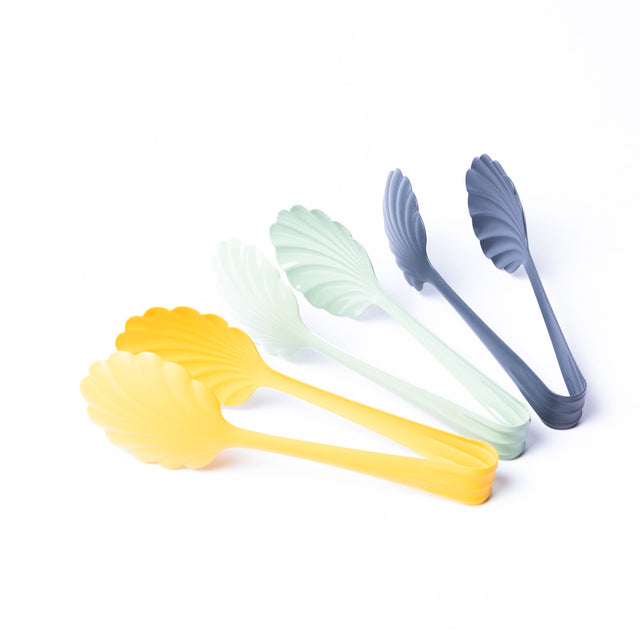 Serving tongs shell - colored salad servers