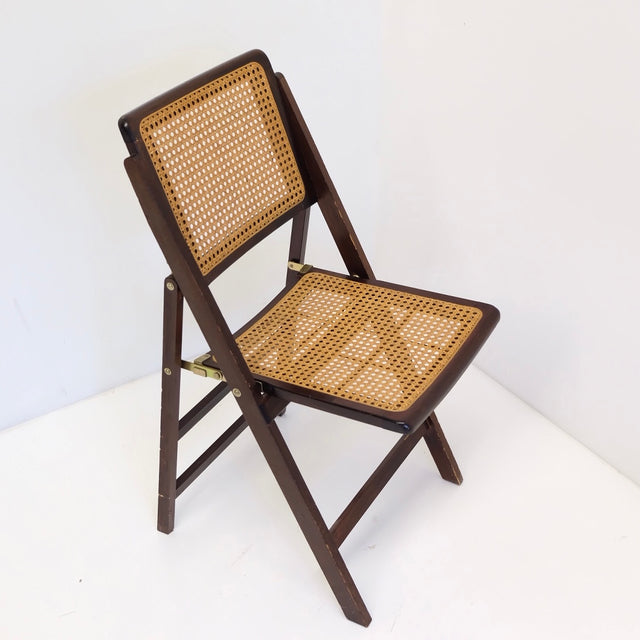 Folding chair dark - Viennese weave