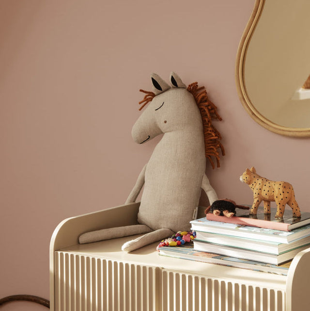 Cuddly toy horse - ferm LIVING Horse Cushion