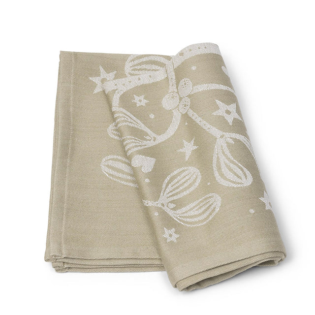 Mistletoe tea towel - ferm LIVING