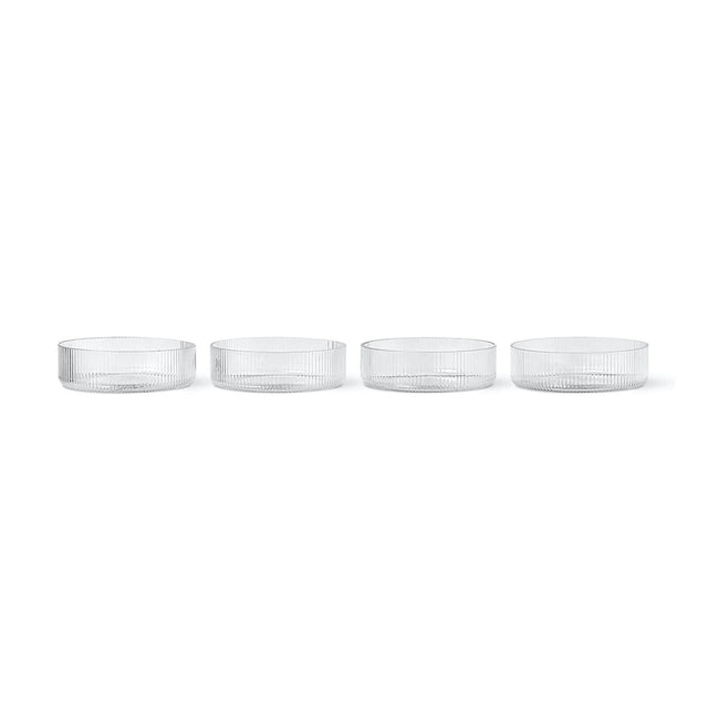 Ripple Servierschalen 4er Set - ferm LIVING