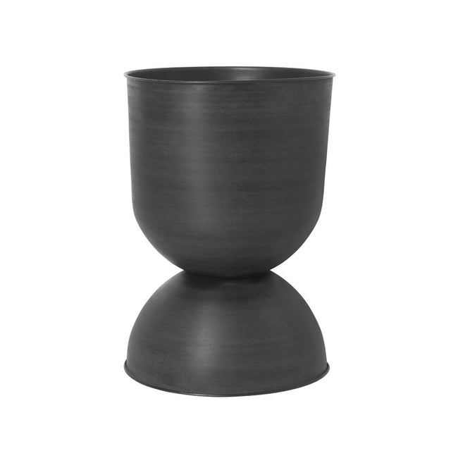 Hourglass Blumentopf schwarz L - ferm LIVING