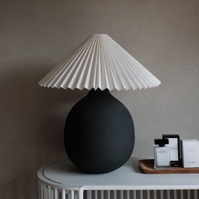 Lampshade pleated