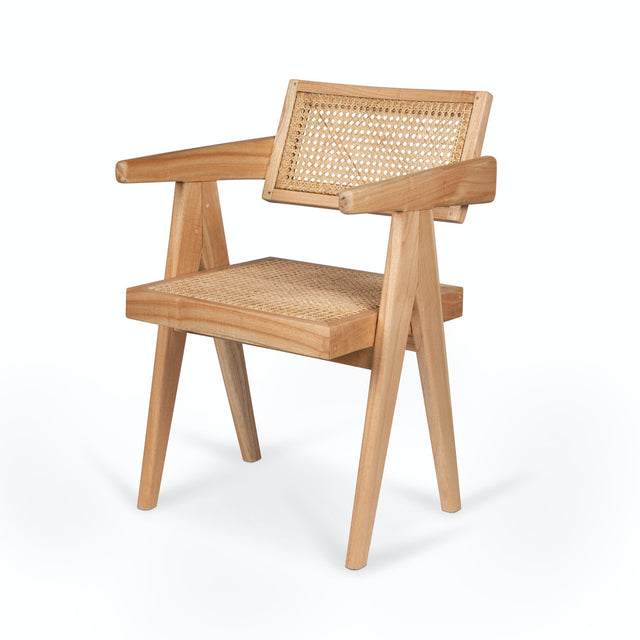 Detjer Office Chair - Rattan Cane