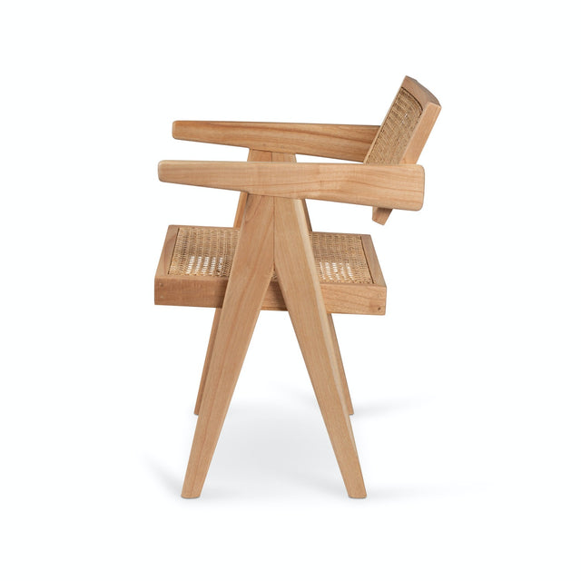 Detjer Office Chair - Rattan Cane
