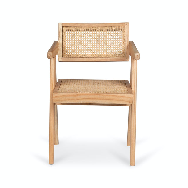 Detjer Office Chair - Rattan Cane