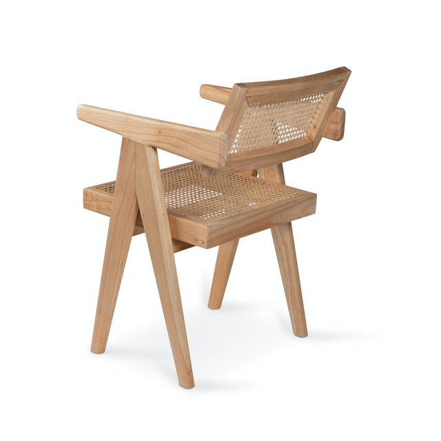 Detjer Office Chair - Rattan Cane